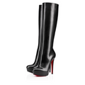 CL Bianca Botta 120MM Black Calf Leather Knee Boots