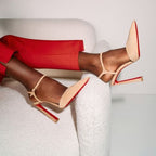 CL Condora Riviera 100 mm Pumps Veau Velours Lionne