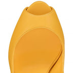CL Hot Chick Alta 120 Mm Pumps Nappa Leather Pollen