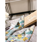 CL Kate Pumps 100mm Graphic Printed Multicolor Patent Leather