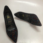 CL Kate Strass Pumps Suede Multicolor
