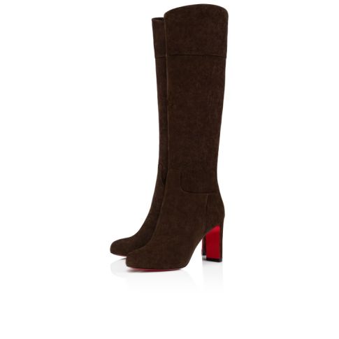 CL Loo Botta 85 Mm Boots Veau Velours Cosme
