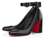 CL Miss Sab Degraspikes Pumps 70mm Nappa And Patent Leather Black