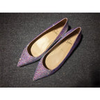CL Pigalle Ballet Flats Strass Embellished Multicolor