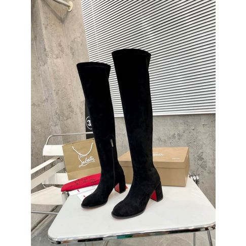 CL Stretchadoxa Botta Alta 70 Mm Thighboots Black