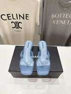 Chanel 2026 Transparent Sole Flip-Flops Beach Sandal 713048