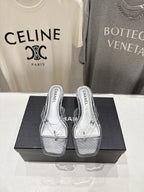 Chanel 2026 Transparent Sole Flip-Flops Beach Sandal 713048