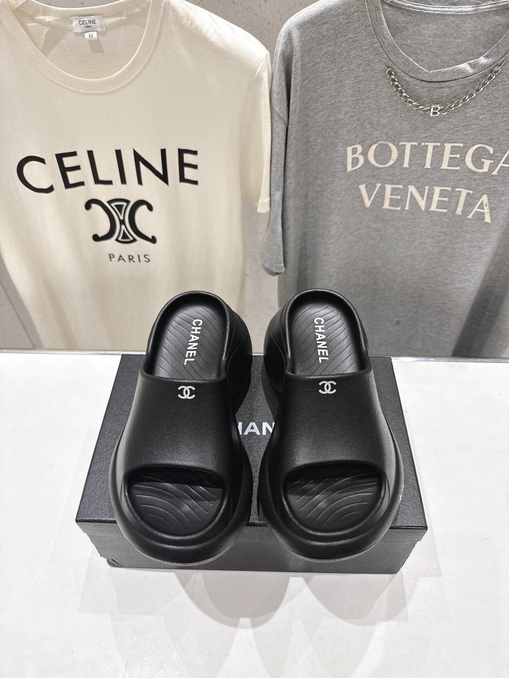 Chanel 2026 Platform Wedge Sandal 50mm Lambskin 713053