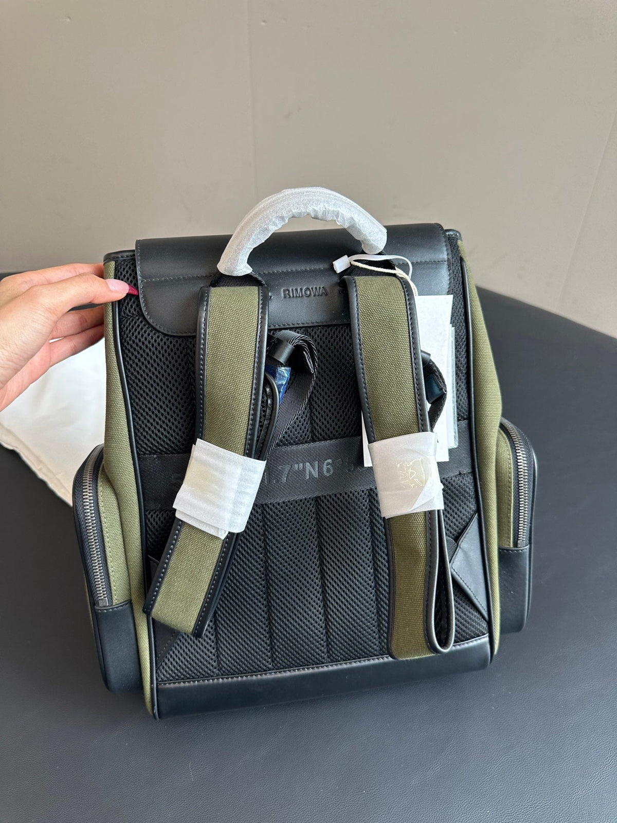 Rimowa 2025 Never Still Flap Backpack Leather Canvas 273816