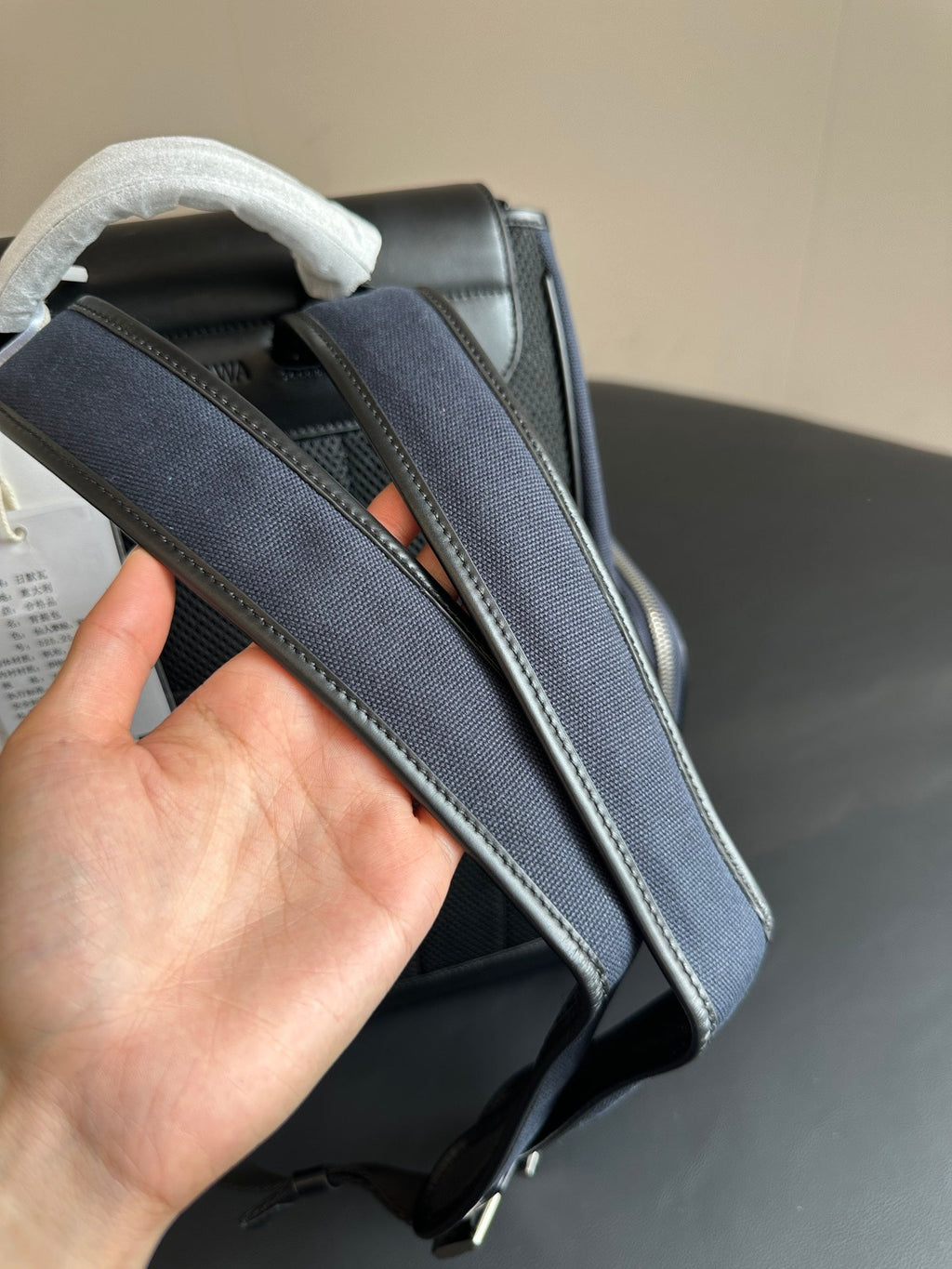 Rimowa 2025 Never Still Flap Backpack Leather Canvas 273816