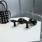 GG SANDALS HIGH-HEELED BLACK