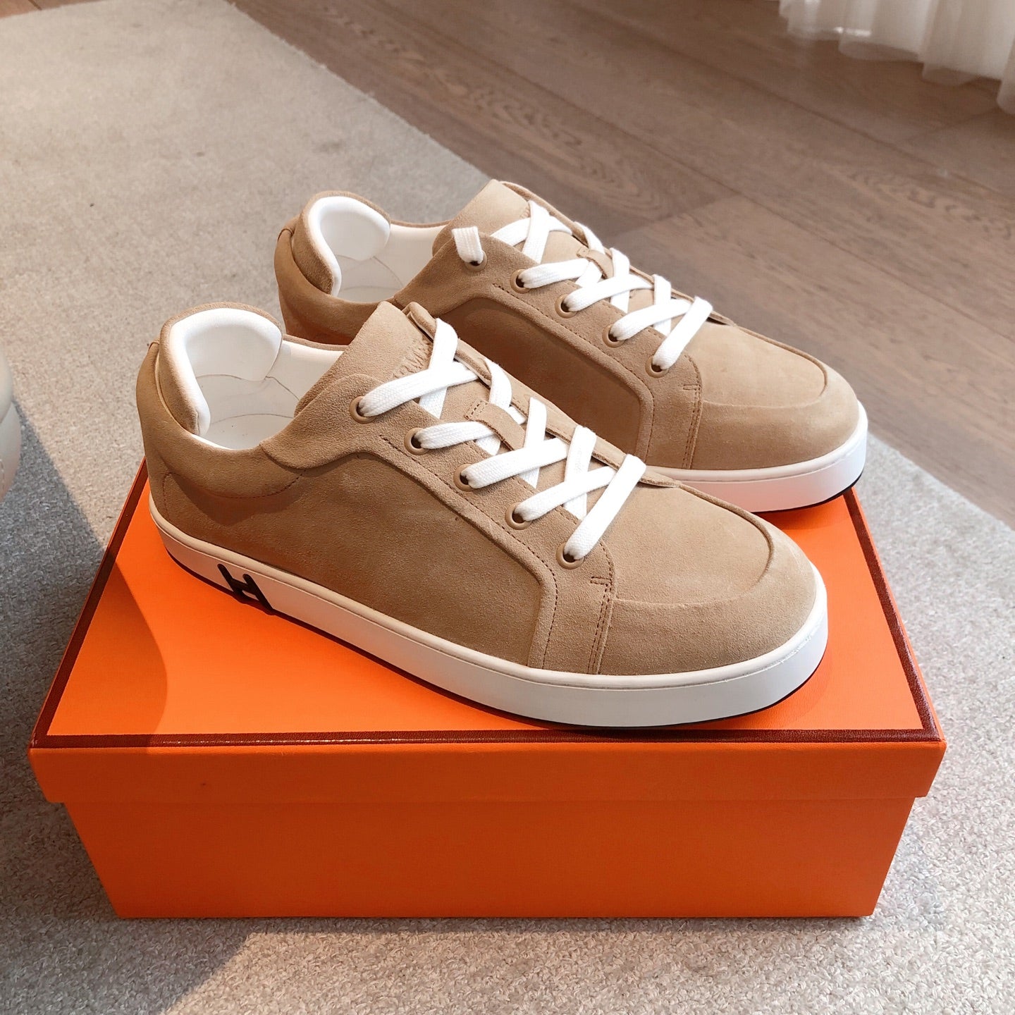 HM Men's 25 Kid Sneaker Suede 535593