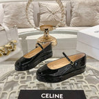 CL 26 Mary-Jane Ballerina Shoes Patent Calfskin 736544