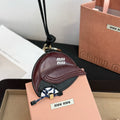 Miu Miu Baseball Cap Charm Leather