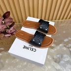 CL 26 Triomphe Slide Sandals Leather 749443