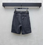 CD 26 Belted Shorts Gray in Polyester 378688