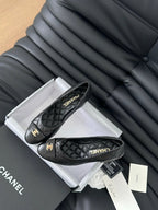 Chanel High Heel Pump 70mm Black Quilted Leather 825283