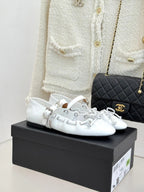CC 2026   Bow Tie Ballet Flat Sheepskin