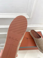 LP 25S MULES IN MOCHA BROWN SUEDE
