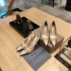 Balenciaga 26s High Heel 100 Beige Patent Leather Gold Logo 681186