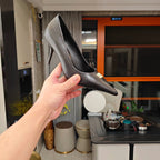 Balenciaga 26s Pump 85 Black Sheepskin 681211