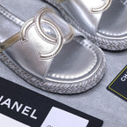 CC 2026 Slippers Silver Sheepskin 758398