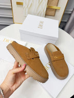 Dior 2026 Mule Camel Suede Cowhide 717872