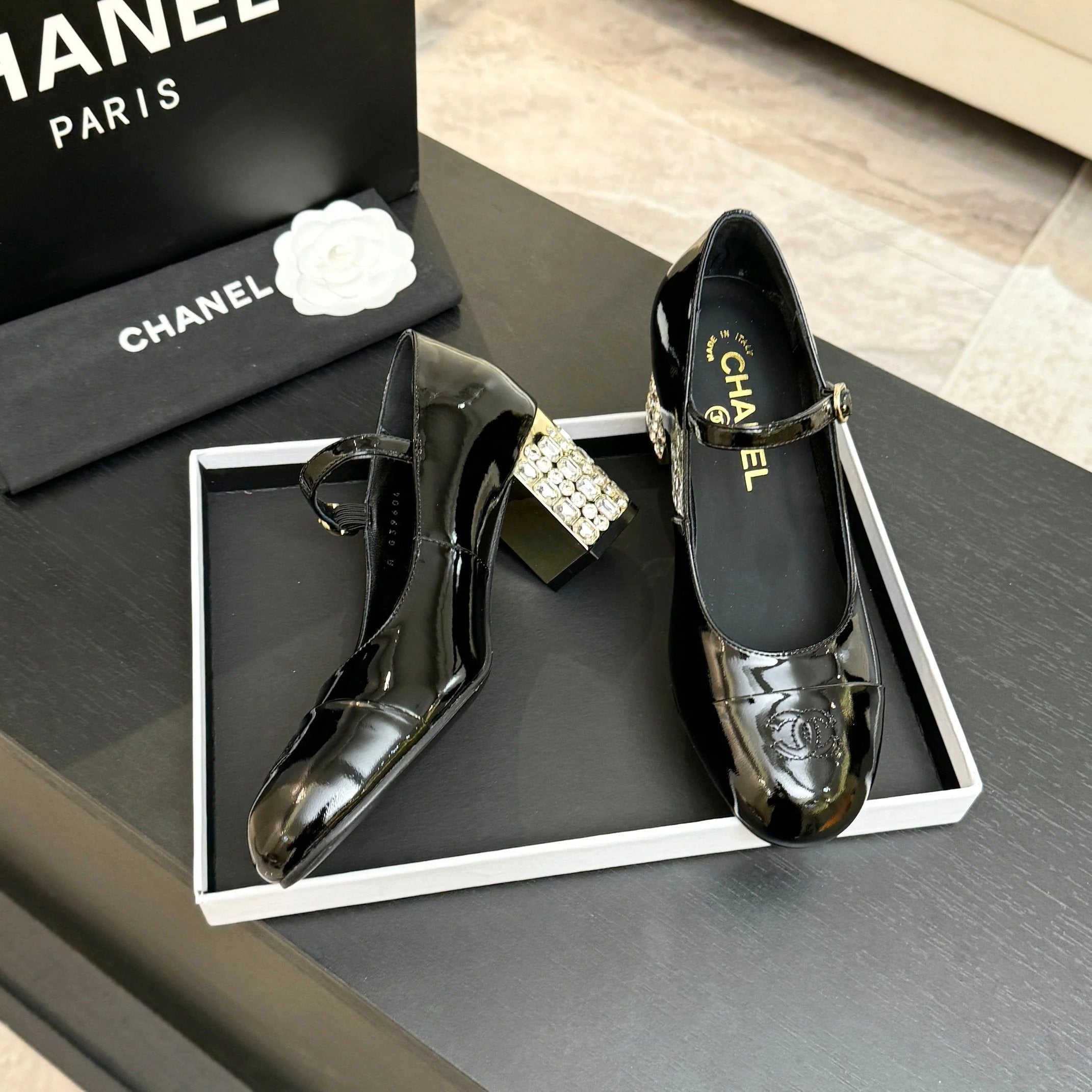 CC 2026 Mary Jane 65 Black Patent Leather 700645