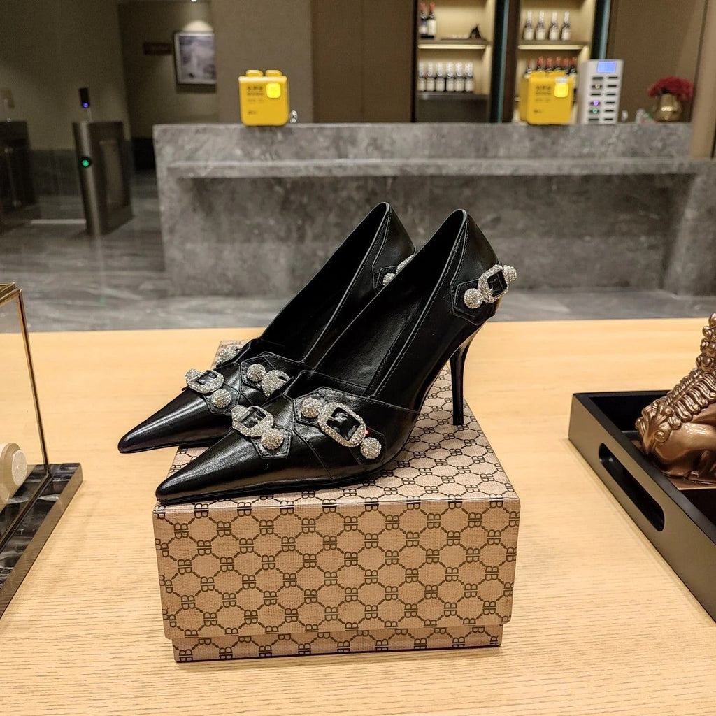 Balenciaga 26s High Heel Pump 90   Leather