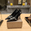 Balenciaga 26s High Heel Pump 90   Leather