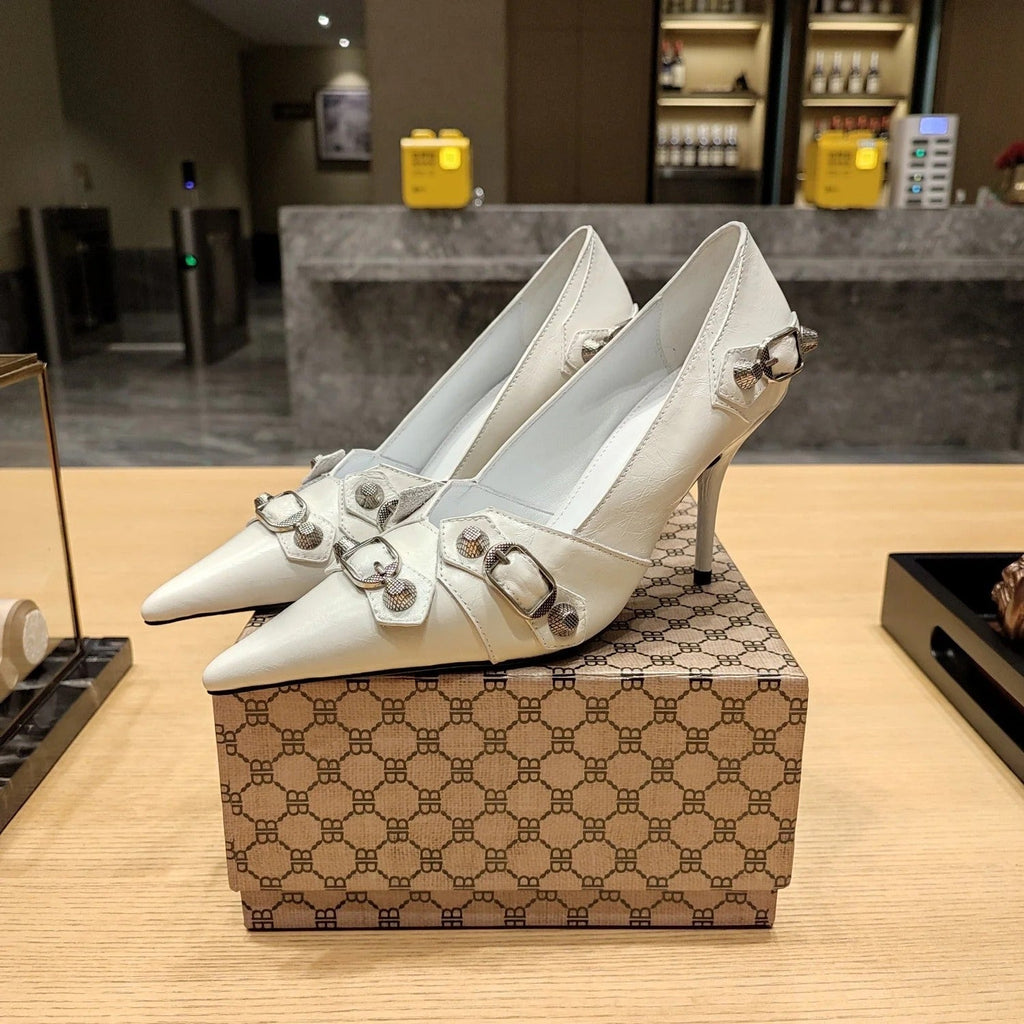 Balenciaga 26s High Heel Pump 90   Leather