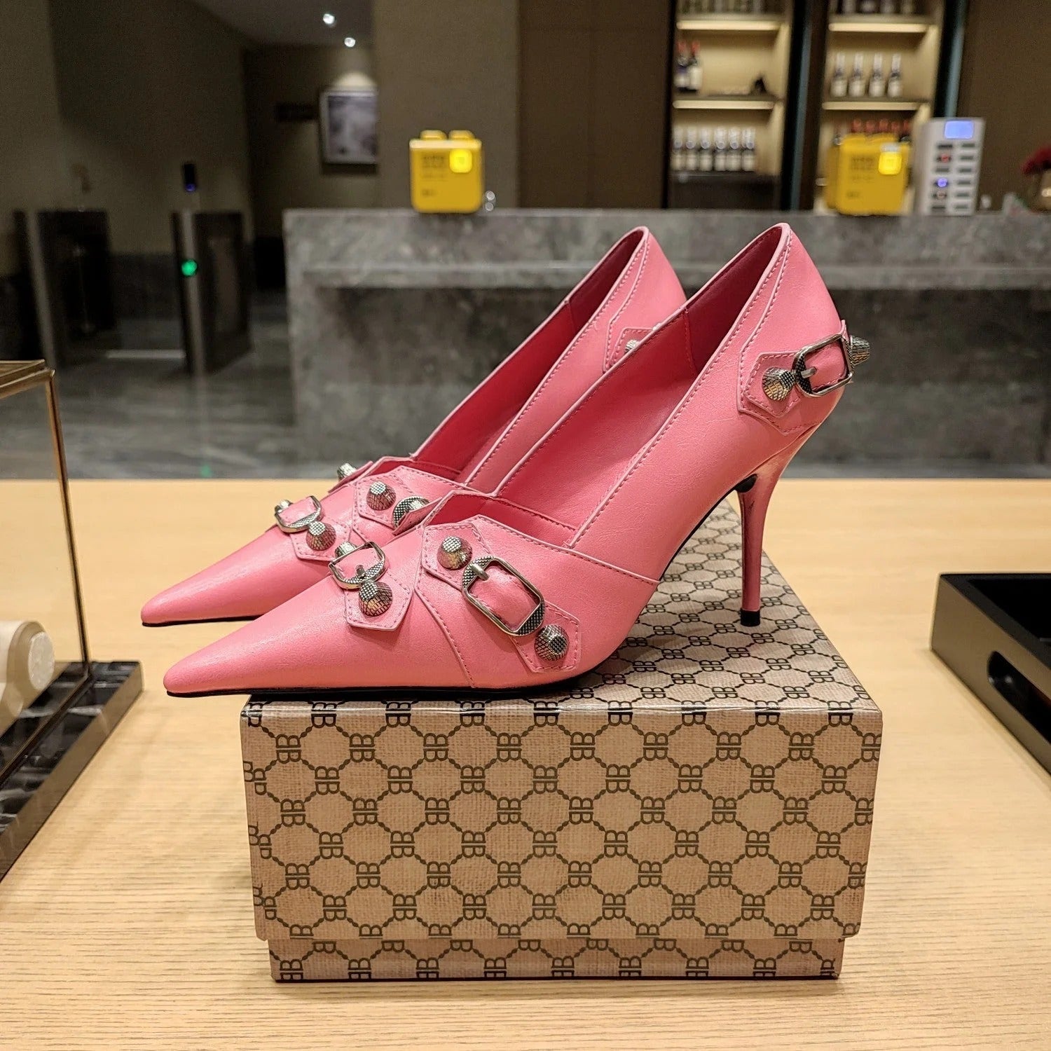 Balenciaga 26s High Heel Pump 90 Genuine Leather