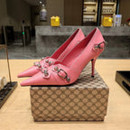 Balenciaga 26s High Heel Pump 90   Leather