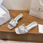 CD 26s Sandals Butterfly Canvas Cowhide 685422