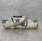 Golden Goose 2026 Senaker Ivory Beige Black Suede Leather