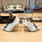 Balenciaga 26s High Heel 100 White Cowhide 681200