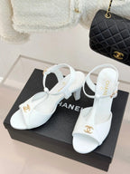 CC 2026 Peep-Toe Sandals 100 Sheepskin