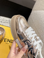 Fendi Match Trainers Copper Leather 679604