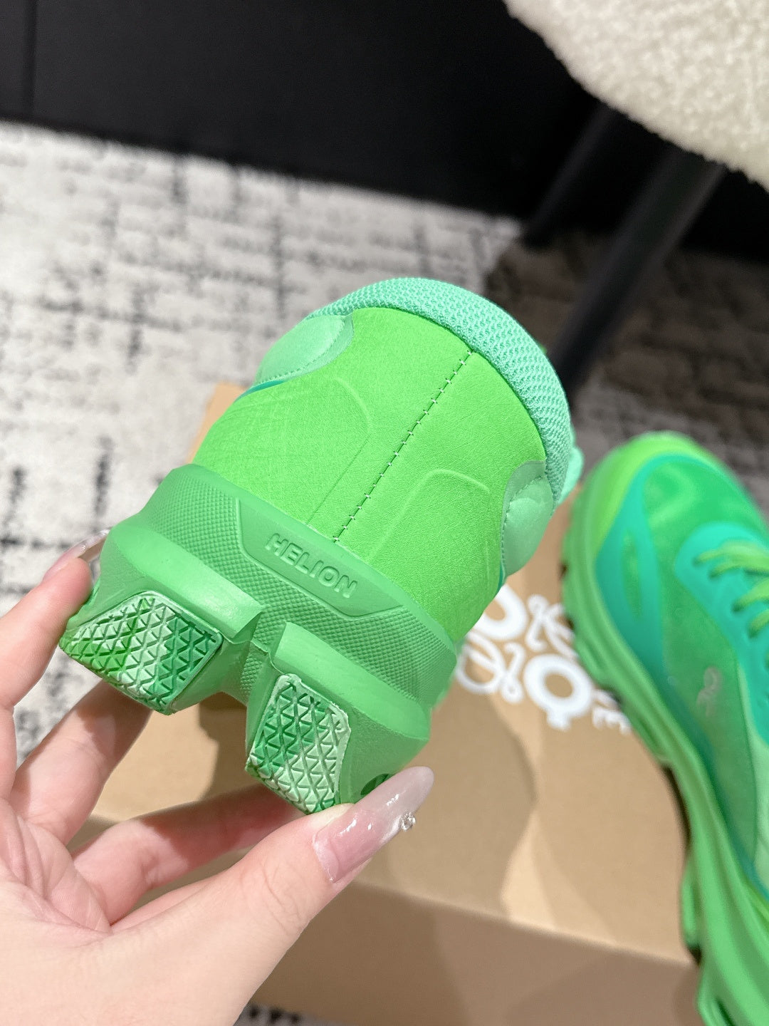 Loewe Ballet Runner 2.0 Sneaker Green Mesh 500511