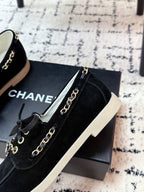 CC Cruise 25/26 Moccasins Black Suede Sheepskin