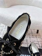 CC Cruise 25/26 Moccasins Black Suede Sheepskin