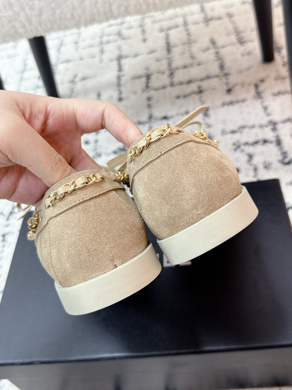 CC Cruise 25/26 Moccasins Warm Taupe White Suede