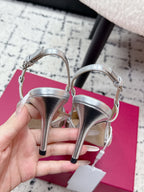 VT Signature Slingback Sliver Sequined & Beaded 617364