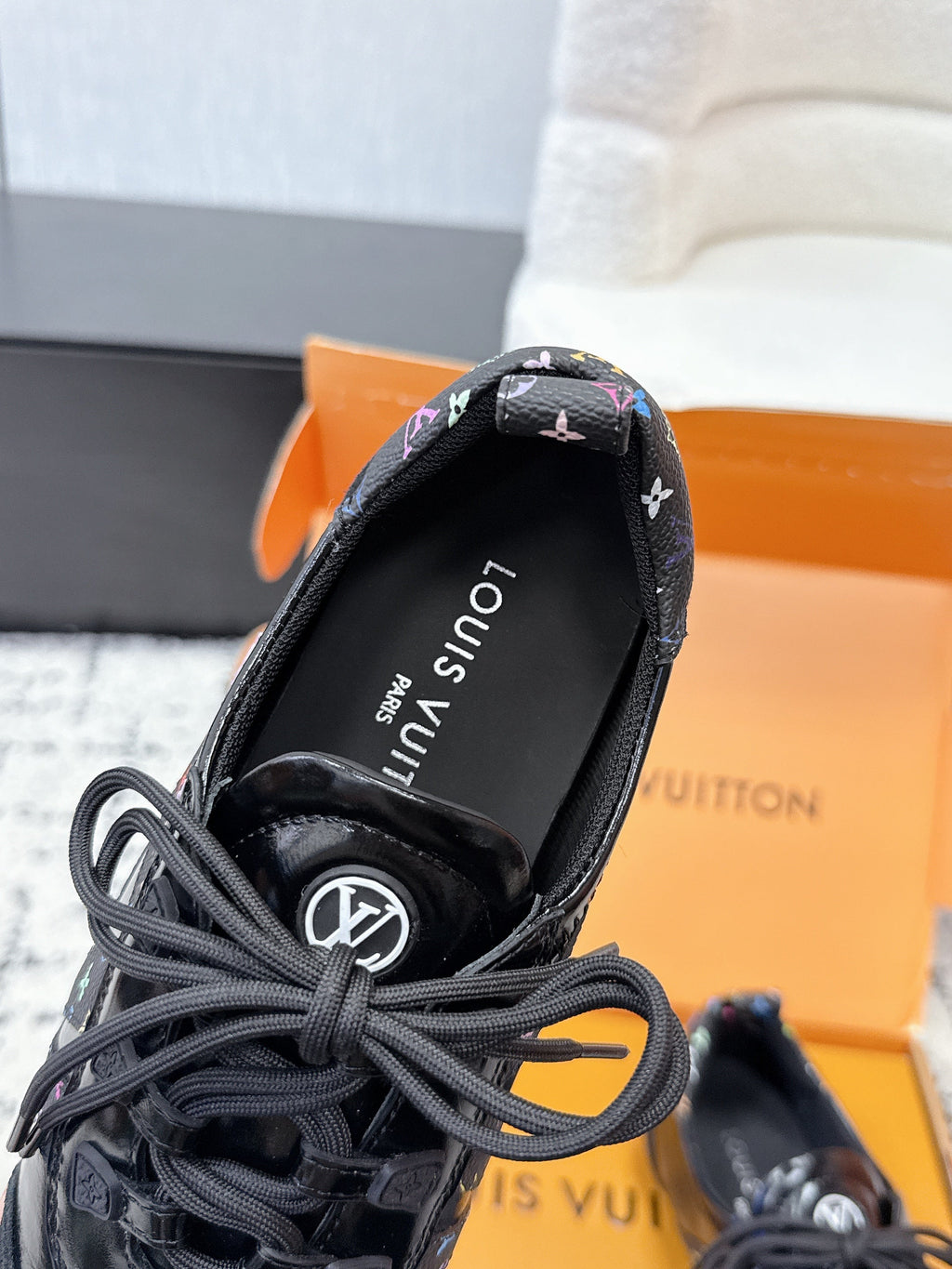 LV Sneakerina Sneaker Black Patent Leather 616967