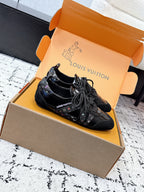 LV Sneakerina Sneaker Black Patent Leather 616967