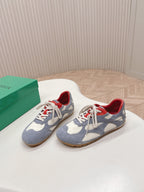 BV 25s Orbit Flash Sneaker Grey White Suede & Nylon Lace-Up 426934