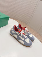 BV 25s Orbit Flash Sneaker Grey White Suede & Nylon Lace-Up 426934
