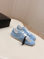 Prada 26ss German Training Light Blue Suede Leather 644223