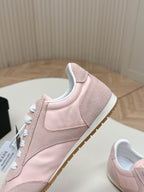 Prada 26ss German Training Pink Suede Leather 644225