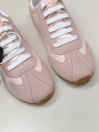 Prada 26ss German Training Pink Suede Leather 644225